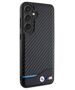 Original Case SAMSUNG GALAXY S24+ BMW Leather Carbon (BMHCS24M22NBCK) black 3666339242664