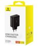 Wall charger Baseus OS-Cube Pro 2xUSB-C + USB, 65W (black) 6932172641474