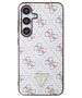 Original Case SAMSUNG GALAXY S24 Guess Hardcase 4G Triangle Collection (GUHCS24SPG4GPH) white 3666339246563