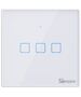 marka niezdefiniowana Smart Switch WiFi + RF 433 Sonoff T2 EU TX (3-channel) updated 065010  T2EU3C-TX έως και 12 άτοκες δόσεις 6920075742022