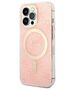 Original Case IPHONE 13 PRO MAX Guess Hardcase 4G Print MagSafe + Wireless Charger (GUBPP14SH4EACSB) pink 3666339103033