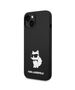 Original Case IPHONE 14 PLUS Karl Lagerfeld Hardcase Silicone Choupette MagSafe (KLHMP14MSNCHBCK) black 3666339087739