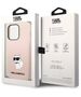 Original Case IPHONE 14 PRO Karl Lagerfeld Hardcase Silicone Choupette (KLHCP14LSNCHBCP) pink 3666339086701