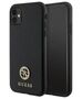 Original Case IPHONE 11 Guess 4G Strass Metal Logo (GUHCN61PS4DGPK) black 3666339150624