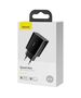 Baseus Speed Mini Quick Charger, USB-C, PD, 3A, 20W (black) 6953156201699