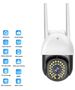 Techsuit Ultra HD Surveillance Camera, Waterproof, V380 PRO App - Techsuit (Q36H) - White 5949419224414 έως 12 άτοκες Δόσεις