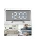 Mirror Clock Digital Electronic Electronic LED screen / Wake up / Thermometer black 5904161103288