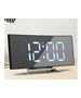 Mirror Clock Digital Electronic Electronic LED screen / Wake up / Thermometer black 5904161103288