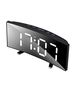 Mirror Clock Digital Electronic Electronic LED screen / Wake up / Thermometer black 5904161103288