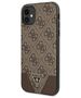 Original Case IPHONE 11 6.1 "Guess Hardcase 4G Triangle Collection GUHCN61PU4GHBR brown 3666339016302