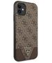 Original Case IPHONE 11 6.1 "Guess Hardcase 4G Triangle Collection GUHCN61PU4GHBR brown 3666339016302