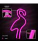 Neon LED Light Flamingo pink Bat + USB FLNE18 Forever Light 5900495059345