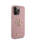 Original Case APPLE IPHONE 15 PRO Guess Hardcase Glitter Script Big 4G (GUHCP15LHG4SGP) pink 3666339147662