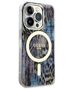 Original Case IPHONE 14 PRO Guess Hardcase Leopard MagSafe (GUHMP14LHLEOPWB) blue 3666339115739