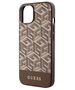 Original Case IPHONE 14 Guess Hardcase GCube Stripes MagSafe (GUHMP14SHGCFSEW) brown 3666339112462