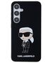 Original Case SAMSUNG GALAXY S24 Karl Lagerfeld Hardcase Silicone Ikonik (KLHCS24SSNIKBCK) black 3666339242299