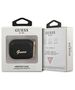 Original Case APPLE AIRPODS PRO Guess Saffiano Script Metal Collection (GUAPSASMK) black 3666339009793