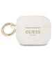 Original Case APPLE AIRPODS PRO Guess Silicone Glitter (GUAPSGGEH) white 3666339010249