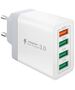 Wall Charger 4xUSB QC 3.0 BK376 white bulk 5904161139300