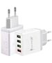 Wall Charger 4xUSB QC 3.0 BK376 white bulk 5904161139300