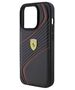 Original Case APPLE IPHONE 15 PRO Ferrari Hardcase Twist Metal Logo (FEHCP15LPTWK) black 3666339171018