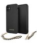 Original Case IPHONE 11 Guess Hardcase Saffiano Chain (GUHCN61SASGBK) black 3666339006037