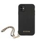 Original Case IPHONE 11 Guess Hardcase Saffiano Chain (GUHCN61SASGBK) black 3666339006037