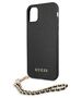 Original Case IPHONE 11 Guess Hardcase Saffiano Chain (GUHCN61SASGBK) black 3666339006037