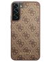 Original Case SAMSUNG GALAXY S22 Guess Hard Case 4G Metal Gold Logo (GUHCS22SG4GFBR) brown 3666339042714