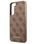 Original Case SAMSUNG GALAXY S22 Guess Hard Case 4G Metal Gold Logo (GUHCS22SG4GFBR) brown 3666339042714