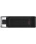 Kingston pendrive 128GB USB-C DT70 black 740617305371