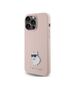 Original Case APPLE IPHONE 15 PRO Karl Lagerfeld Silicone Choupette Metal Pin (KLHCP15LSMHCNPP) pink 3666339166250