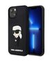 Original Case IPHONE 14 PLUS Karl Lagerfeld Hardcase Rubber Ikonik 3D (KLHCP14M3DRKINK) black 3666339122638