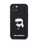 Original Case IPHONE 14 PLUS Karl Lagerfeld Hardcase Rubber Ikonik 3D (KLHCP14M3DRKINK) black 3666339122638