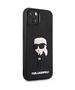 Original Case IPHONE 14 PLUS Karl Lagerfeld Hardcase Rubber Ikonik 3D (KLHCP14M3DRKINK) black 3666339122638