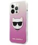 Original Case IPHONE 13 PRO Karl Lagerfeld Hardcase Choupette Head (KLHCP13LCTRP) pink 3666339027995