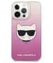 Original Case IPHONE 13 PRO Karl Lagerfeld Hardcase Choupette Head (KLHCP13LCTRP) pink 3666339027995