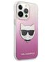 Original Case IPHONE 13 PRO Karl Lagerfeld Hardcase Choupette Head (KLHCP13LCTRP) pink 3666339027995