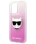 Original Case IPHONE 13 PRO Karl Lagerfeld Hardcase Choupette Head (KLHCP13LCTRP) pink 3666339027995