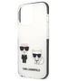 Original Case IPHONE 13 PRO MAX Karl Lagerfeld Hardcase Karl & Choupette white 3666339048631