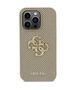 Original Case APPLE IPHONE 15 PRO Guess Hardcase Perforated 4G Glitter (GUHCP15LPSP4LGD) gold 3666339151584