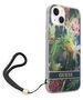 Original Case IPHONE 14 Guess Hardcase Flower Strap (GUOHCP14SHFLSB) blue 3666339093952