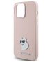 Original Case APPLE IPHONE 15 PRO MAX Karl Lagerfeld Silicone Choupette Metal Pin (KLHCP15XSMHCNPP) pink 3666339166267