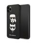 Original Case IPHONE 11 PRO MAX Karl Lagerfeld Hardcase Saffiano Ikonik Karl&Choupette Head (KLHCN65SAKICKCBK) black 3666339055042