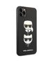 Original Case IPHONE 11 PRO MAX Karl Lagerfeld Hardcase Saffiano Ikonik Karl&Choupette Head (KLHCN65SAKICKCBK) black 3666339055042