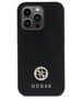 Guess case for iPhone 11 GUHCN61PS4DGPK black HC PU 4G Metal Logo Strass 3666339150624