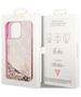 Original Case IPHONE 14 PRO MAX Guess Hardcase Liquid Glitter 4G Transculent (GUHCP14XLC4PSGP) pink 3666339116262