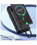 Powerbank 20000mAh 22.5W Display + PD/iPhone Cables Lightning AWEI (P169K) black 6954284002455