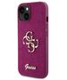 Original Case APPLE IPHONE 15 Guess Hardcase Glitter Script Big 4G (Guhcp15shg4sgu) purple 3666339147501