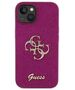 Original Case APPLE IPHONE 15 Guess Hardcase Glitter Script Big 4G (Guhcp15shg4sgu) purple 3666339147501